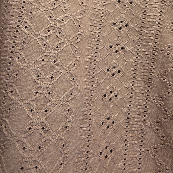 Women's Brown V-Neck Top - Picture 3 of 3